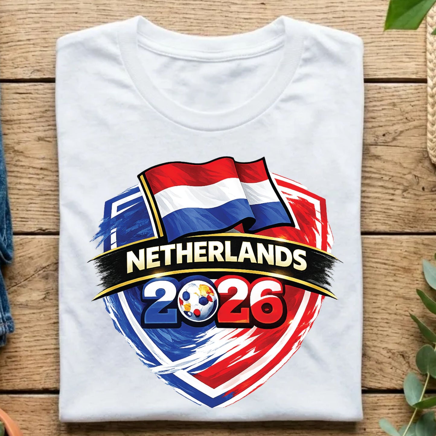 Netherlands World Cup T Shirt Soccer Supporter Tees