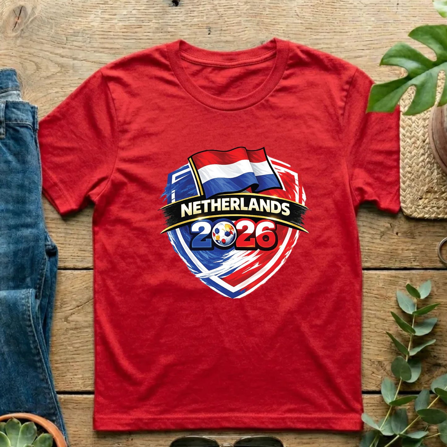 Netherlands World Cup T Shirt Soccer Supporter Tees