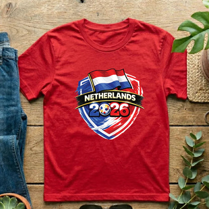Netherlands World Cup T Shirt Soccer Supporter Tees