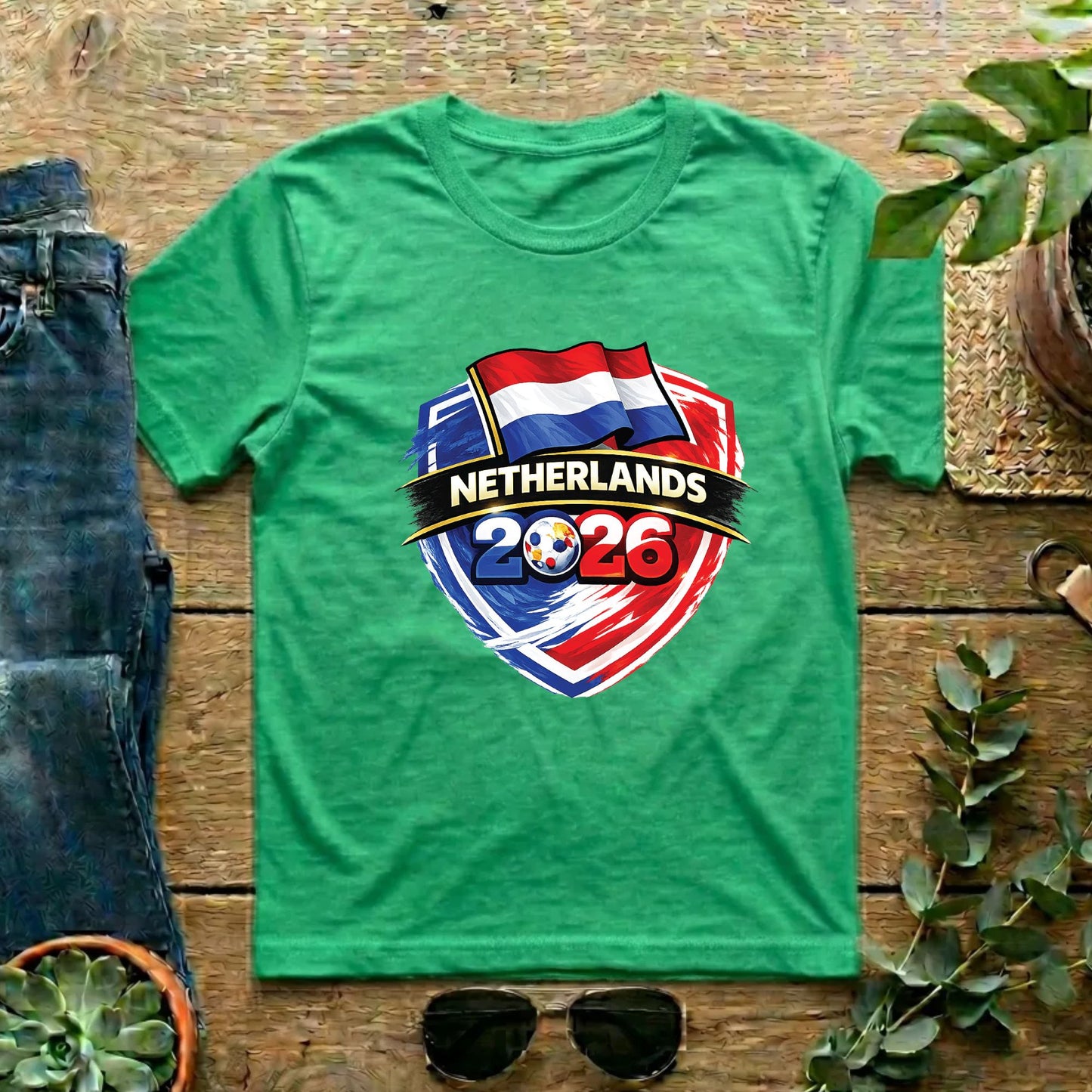 Netherlands World Cup T Shirt Soccer Supporter Tees