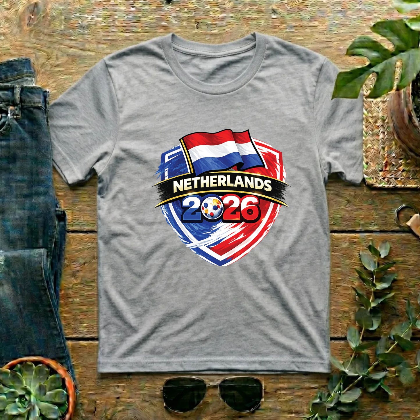 Netherlands World Cup T Shirt Soccer Supporter Tees