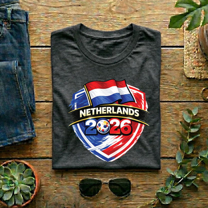 Netherlands World Cup T Shirt Soccer Supporter Tees
