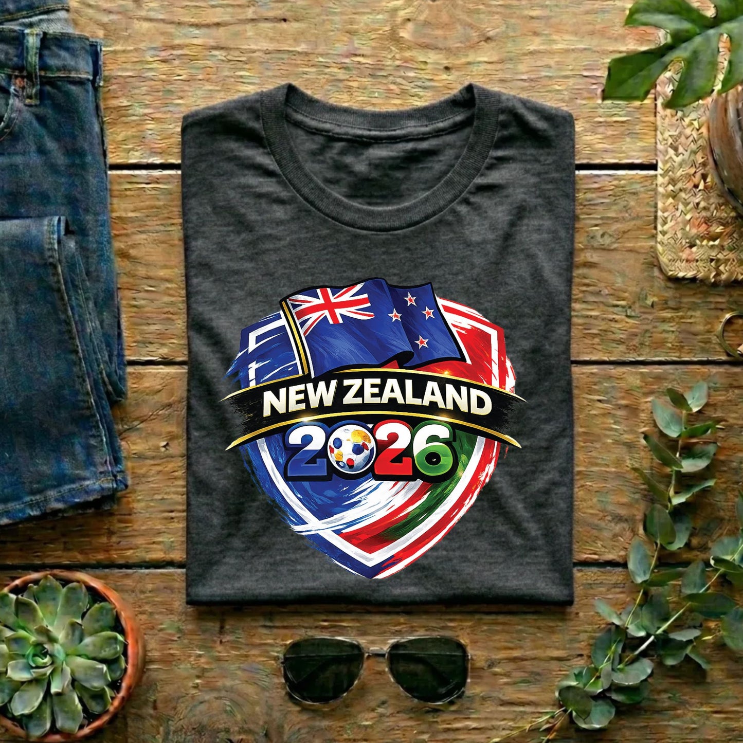New Zealand 2026 World Cup T Shirt