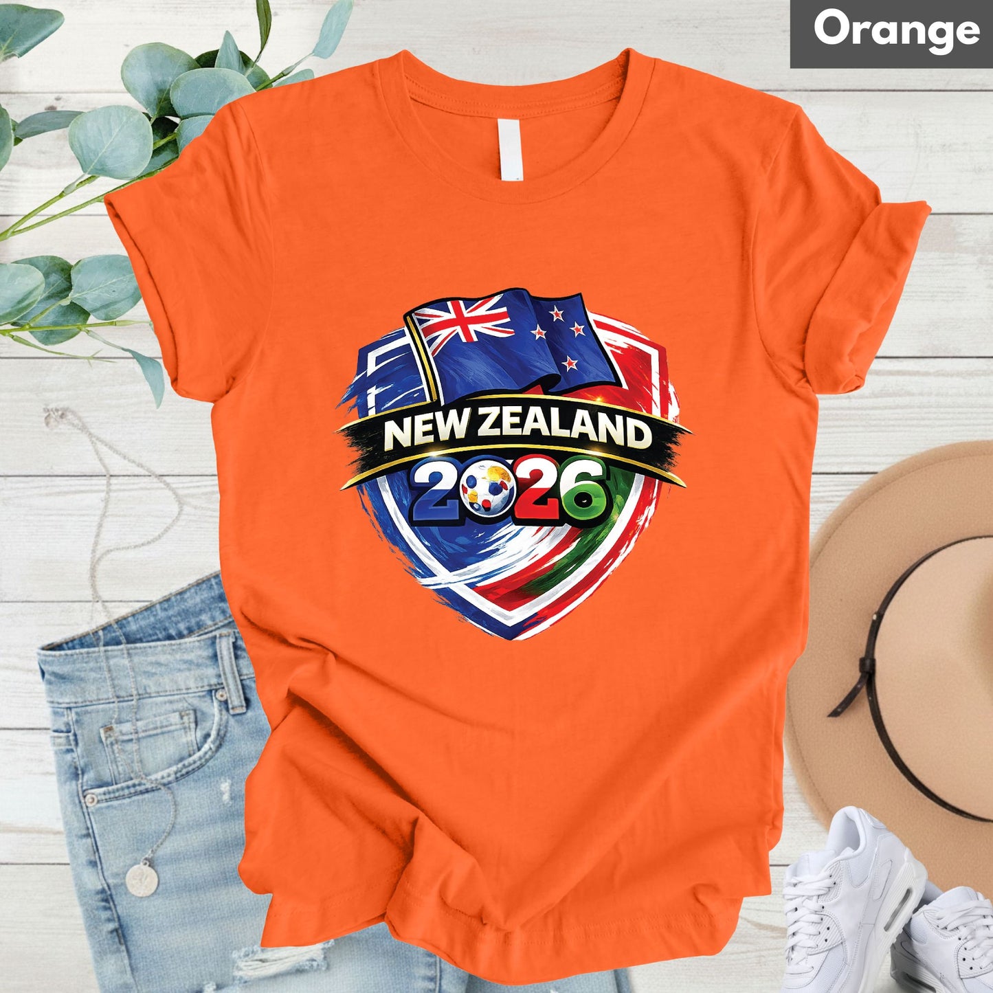 New Zealand 2026 World Cup T Shirt
