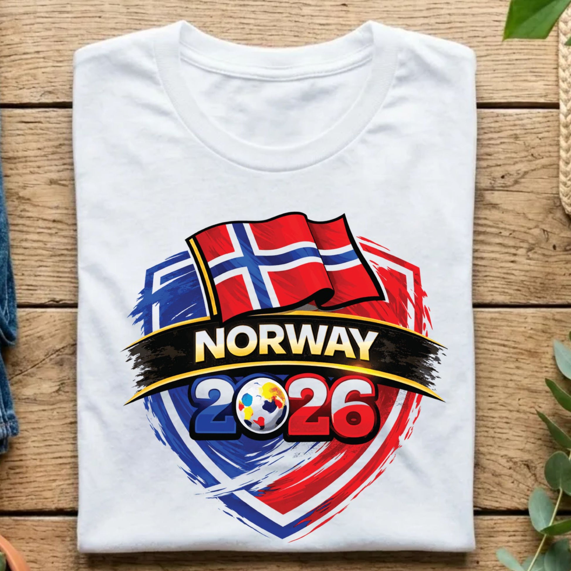 Norway World Cup T Shirt Soccer Supporter Tees