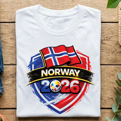 Norway World Cup T Shirt Soccer Supporter Tees