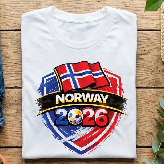Norway World Cup T Shirt Soccer Supporter Tees