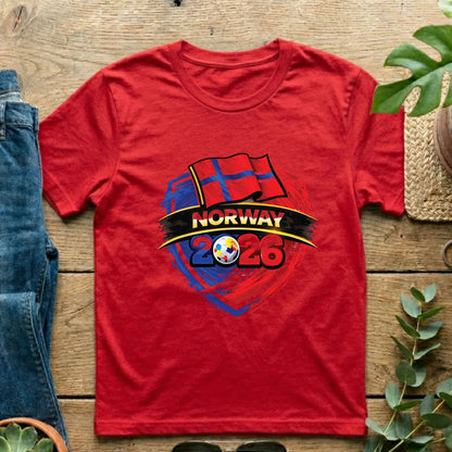 Norway World Cup T Shirt Soccer Supporter Tees