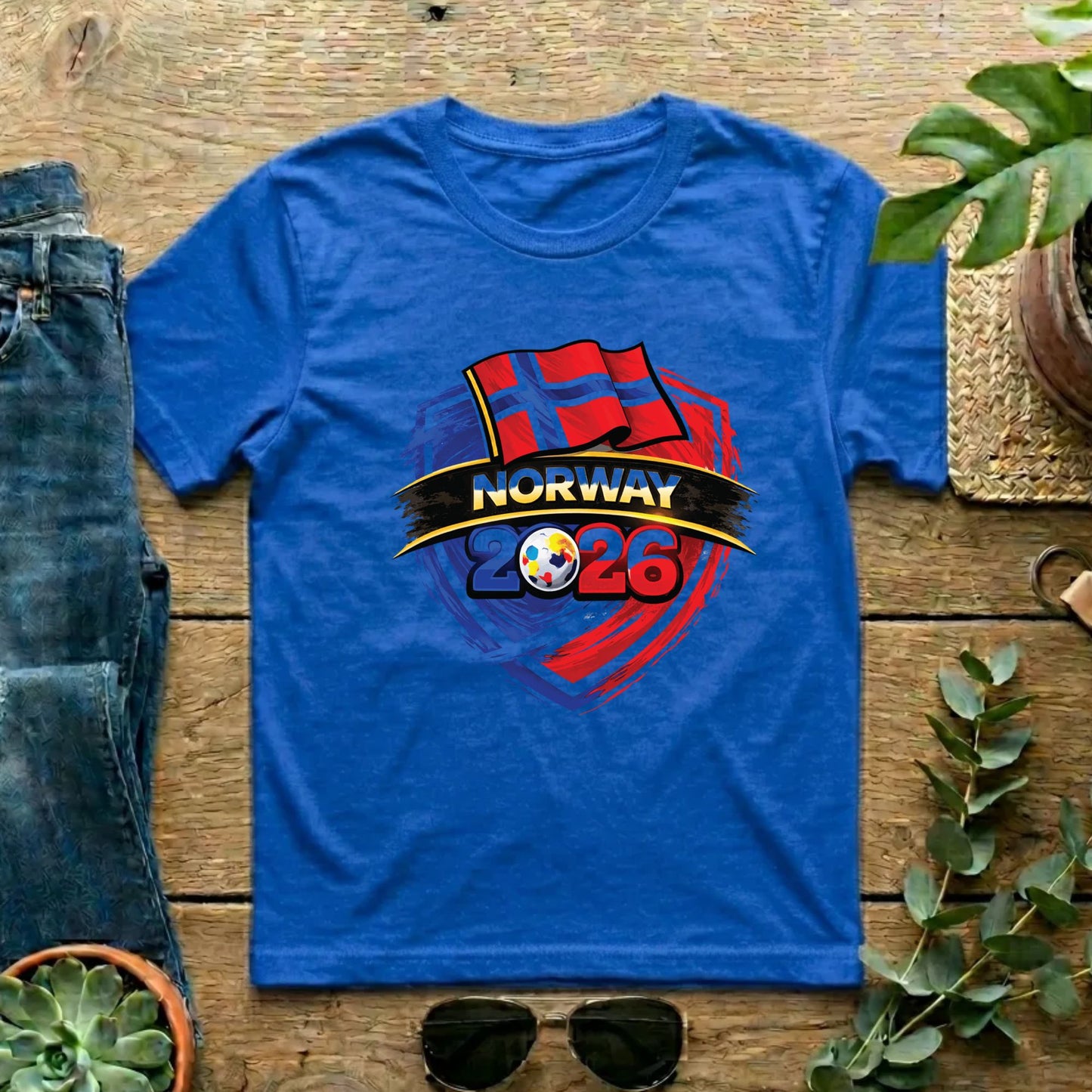 Norway World Cup T Shirt Soccer Supporter Tees