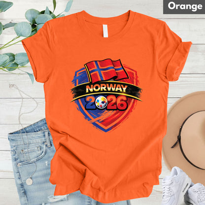 Norway World Cup T Shirt Soccer Supporter Tees