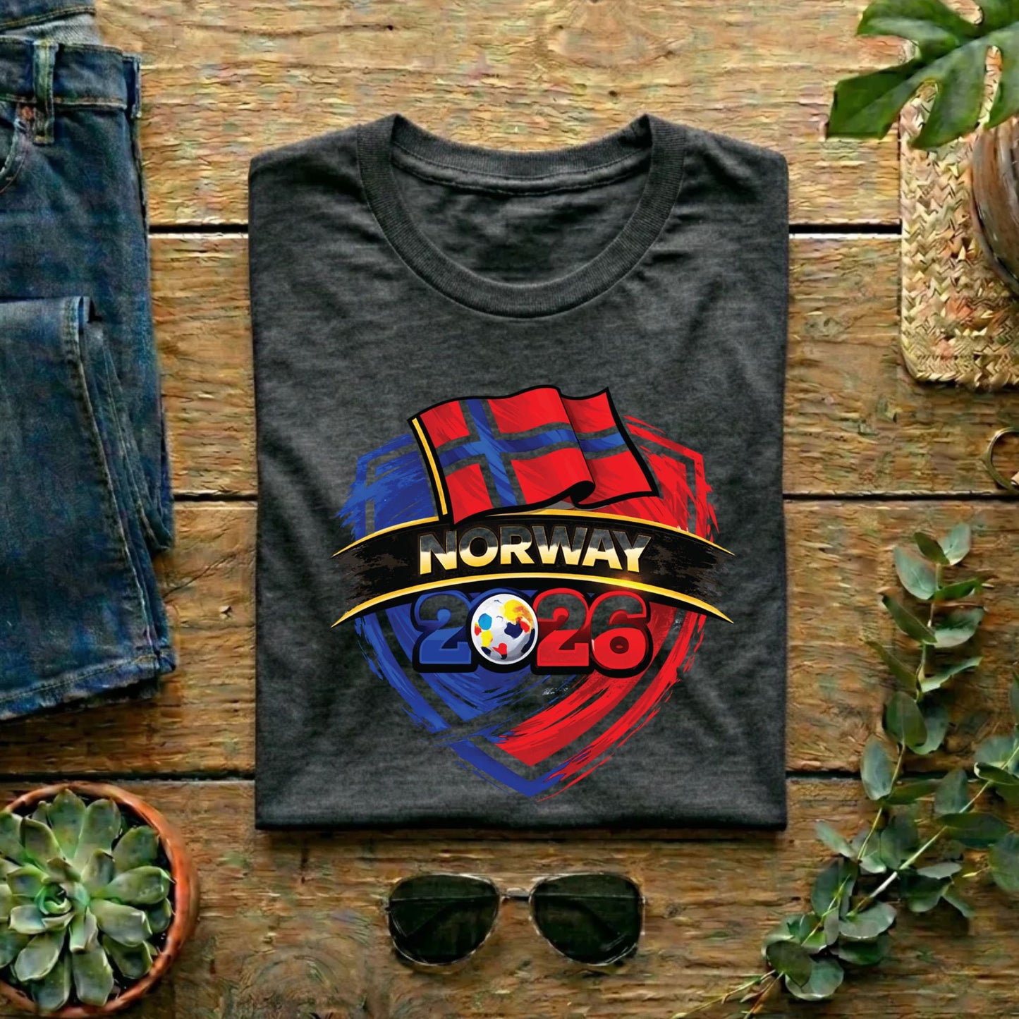 Norway World Cup T Shirt Soccer Supporter Tees