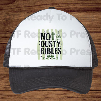 Not Dusty Bibles DTF Transfer Ready to Press