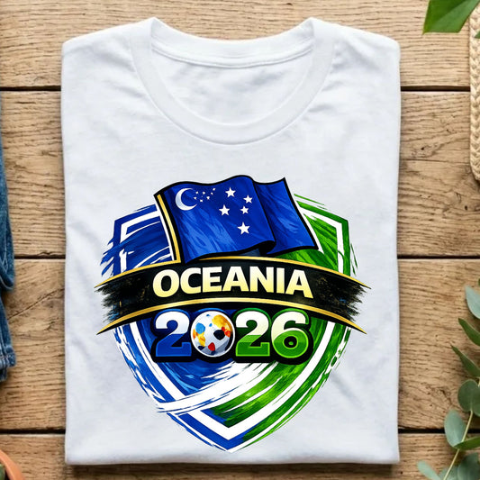 Oceania World Cup T Shirt Soccer Supporter Tees