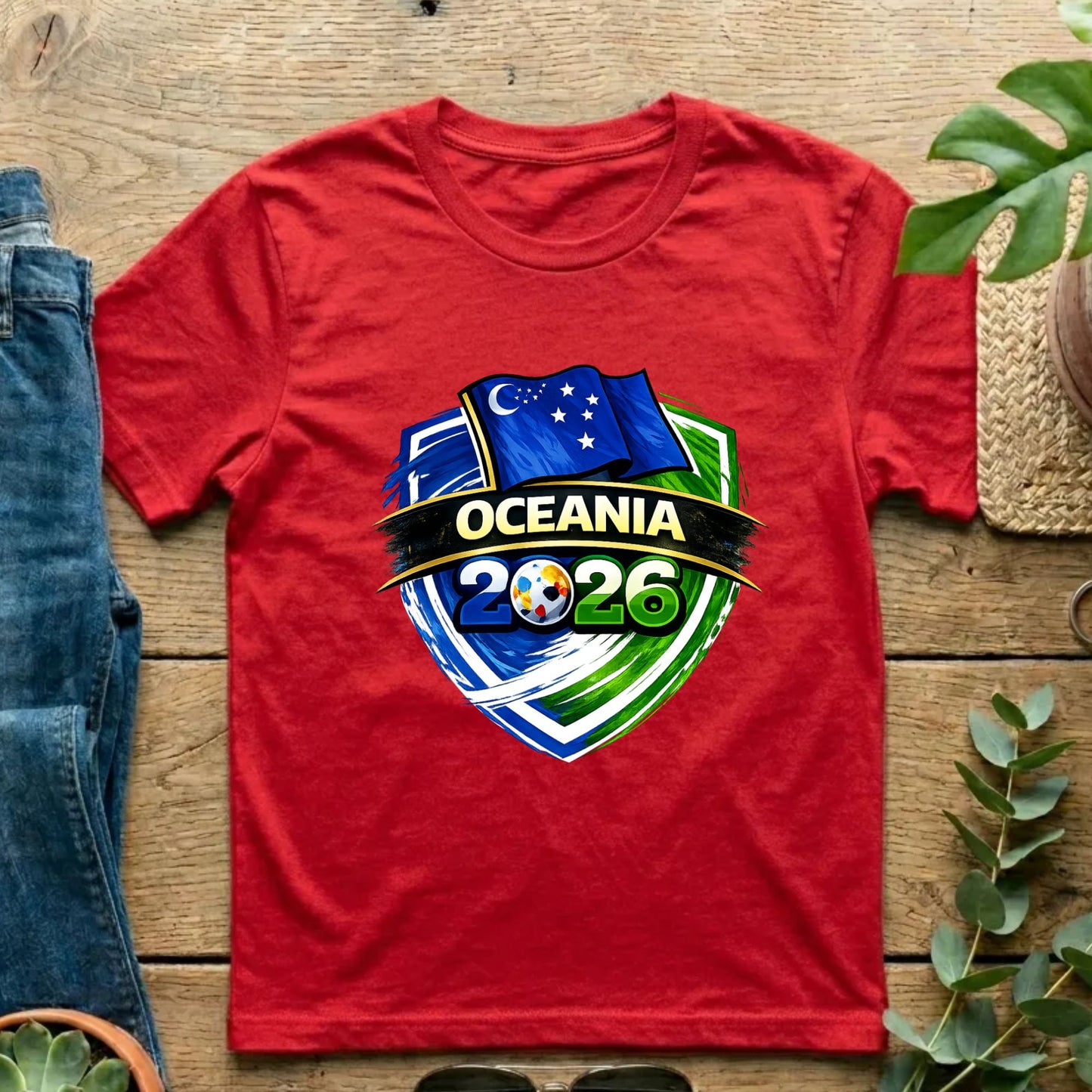 Oceania World Cup T Shirt Soccer Supporter Tees