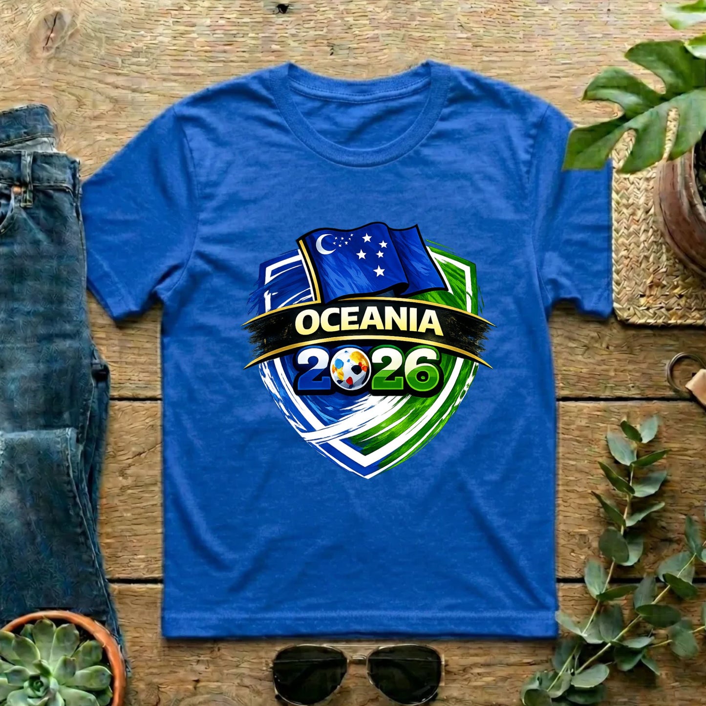 Oceania World Cup T Shirt Soccer Supporter Tees