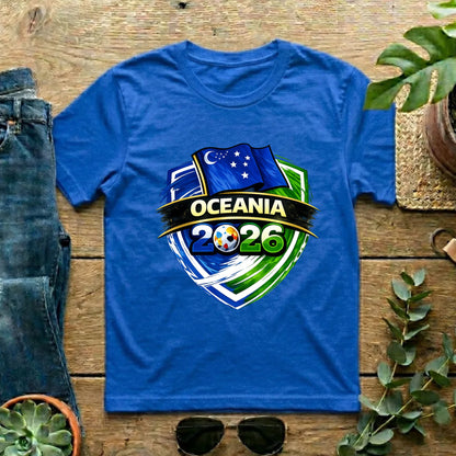Oceania World Cup T Shirt Soccer Supporter Tees