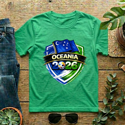 Oceania World Cup T Shirt Soccer Supporter Tees