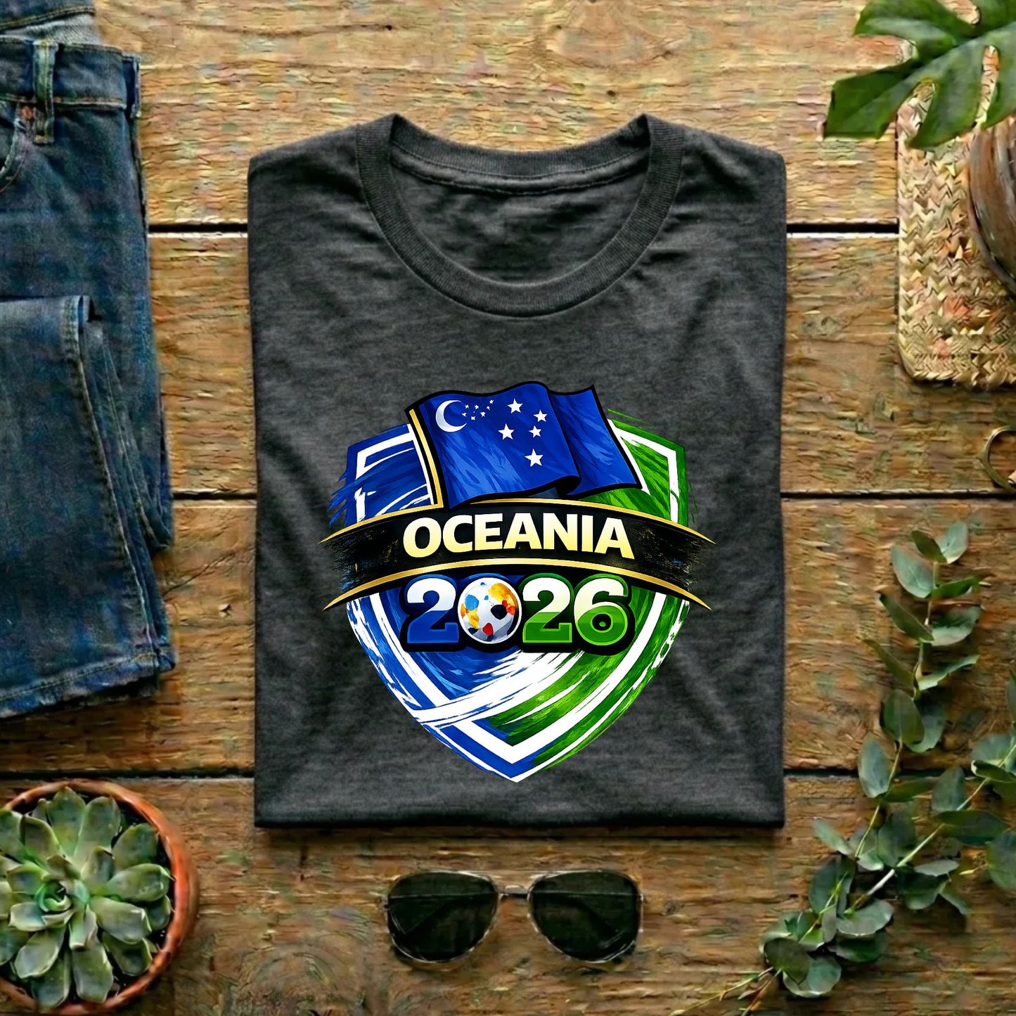 Oceania World Cup T Shirt Soccer Supporter Tees
