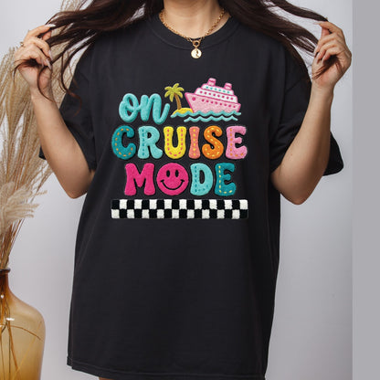 On Cruise Mode DTF Transfer ready to Press