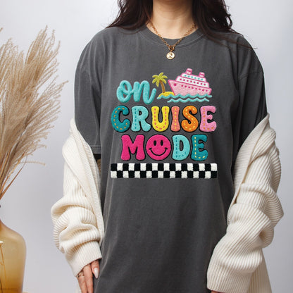 On Cruise Mode DTF Transfer ready to Press