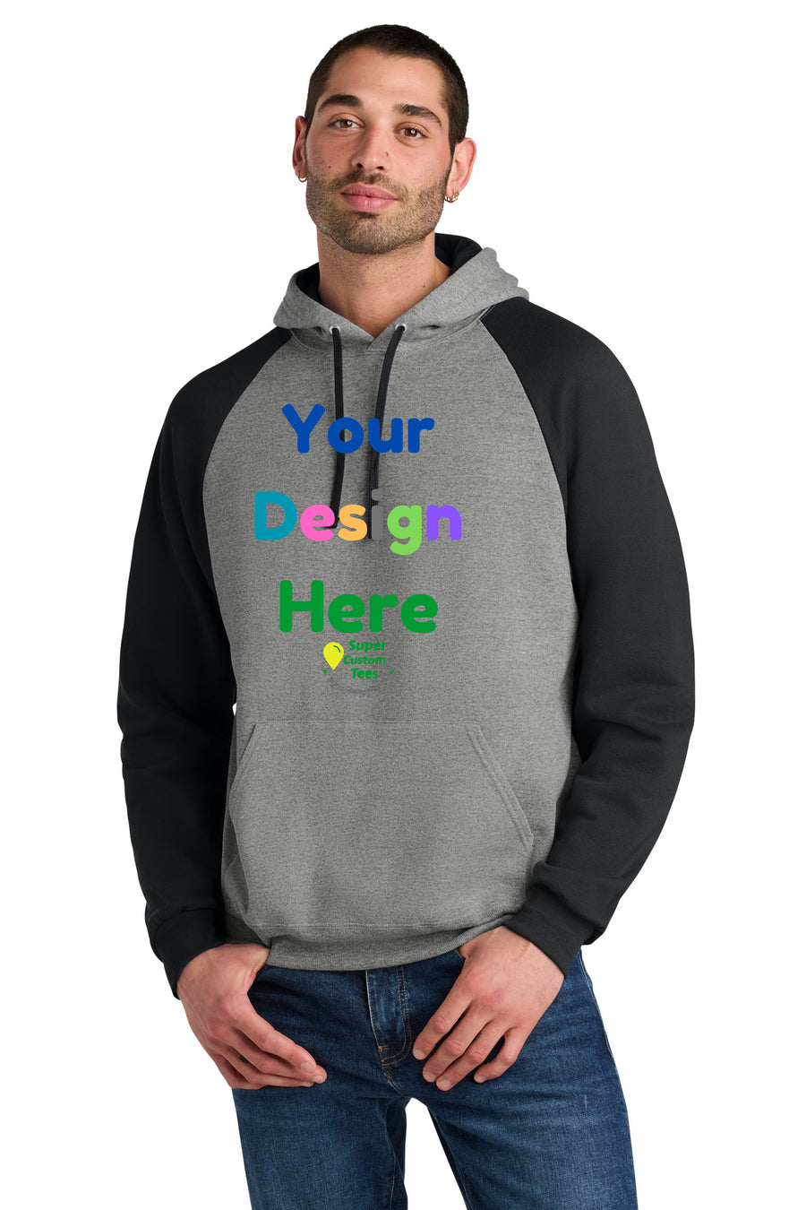 Jerzees 96CR - Unisex NuBlend Colorblock Raglan Pullover Hoodies