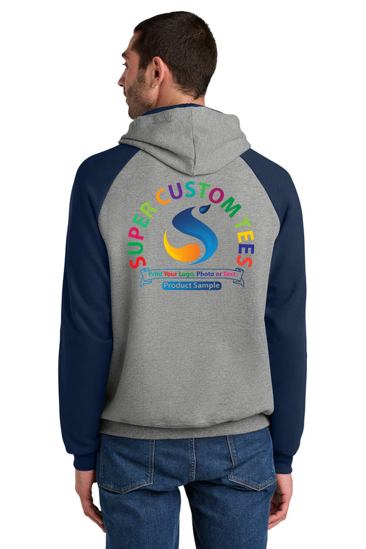 Jerzees 96CR - Unisex NuBlend Colorblock Raglan Pullover Hoodies