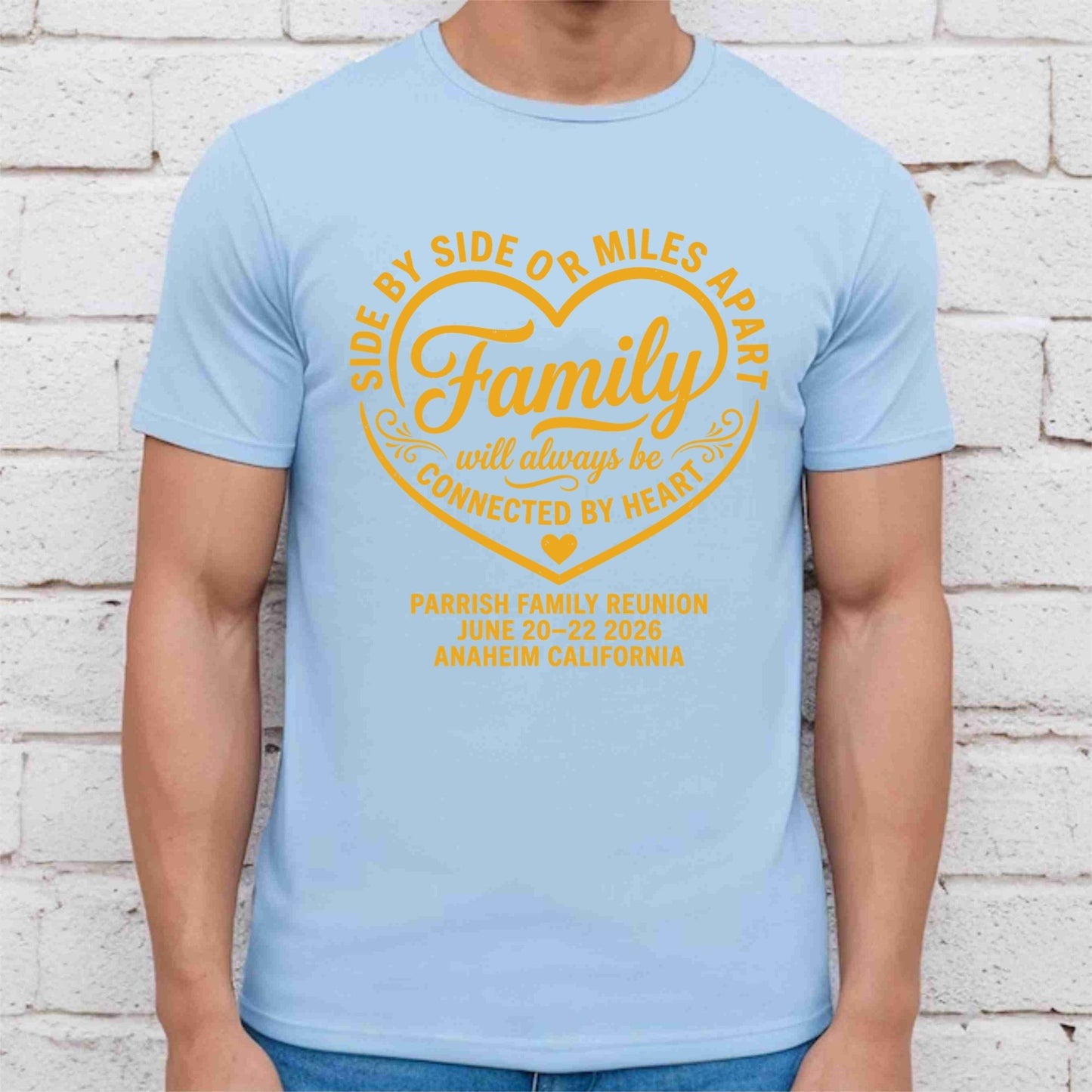 Parrish Family Reunion 2026 Side By Side DTF Transfer Ready to Press