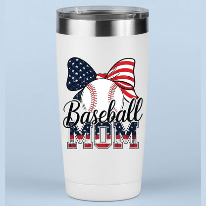 Patriotic Baseball Mom DTF Transfer