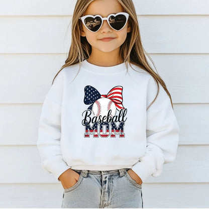 Patriotic Baseball Mom DTF Transfer