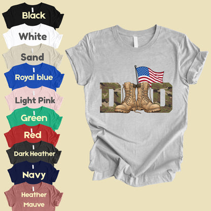 Patriotic Dad Comfort Colors T Shirt