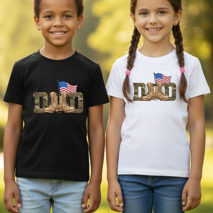 Patriotic Dad Comfort Colors T Shirt