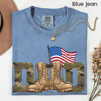 Patriotic Dad Comfort Colors T Shirt