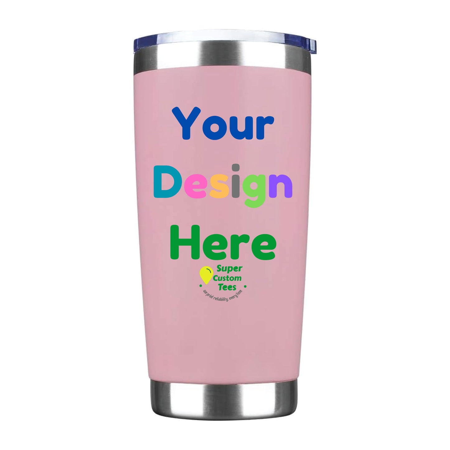 Custom Stainless Steel Tumbler 20oz Travel Mug