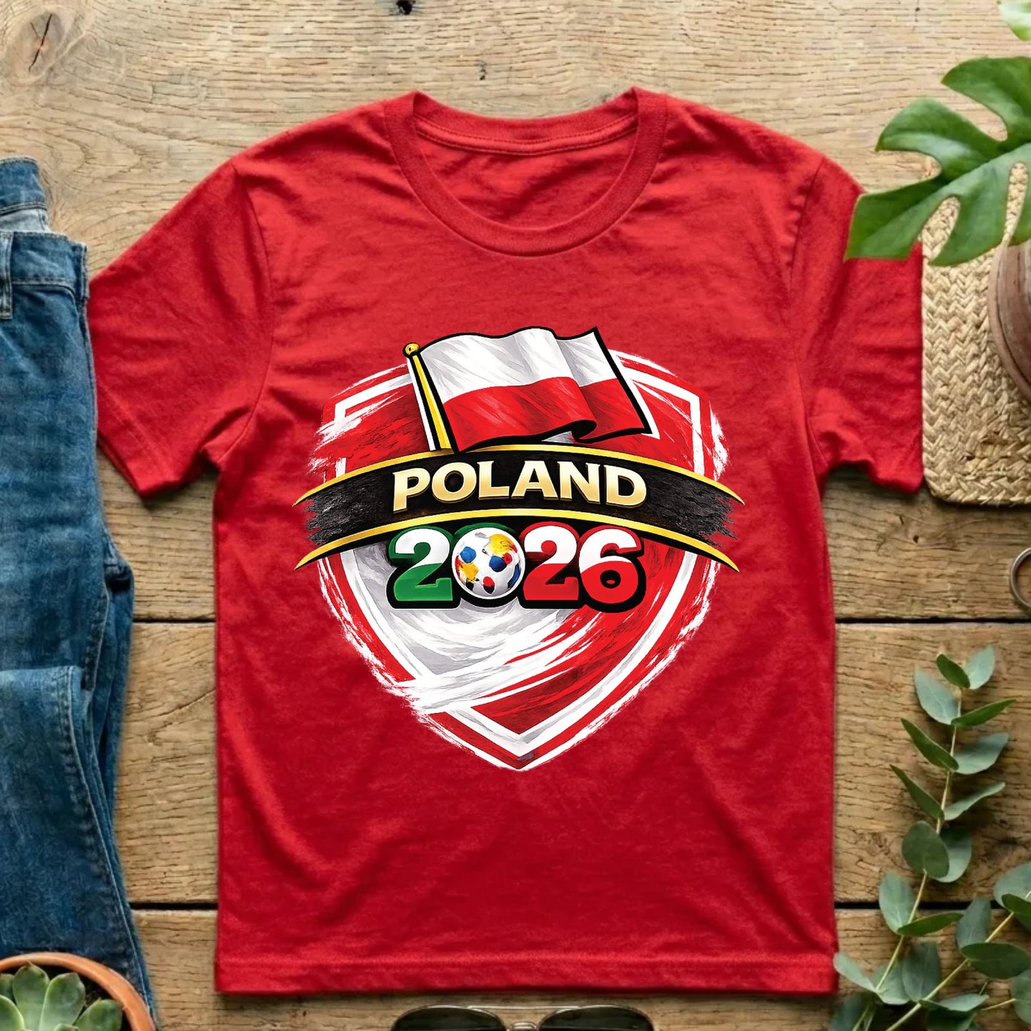 Poland 2026 World Cup T Shirt Soccer Supporter Tees