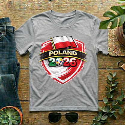 Poland 2026 World Cup T Shirt Soccer Supporter Tees