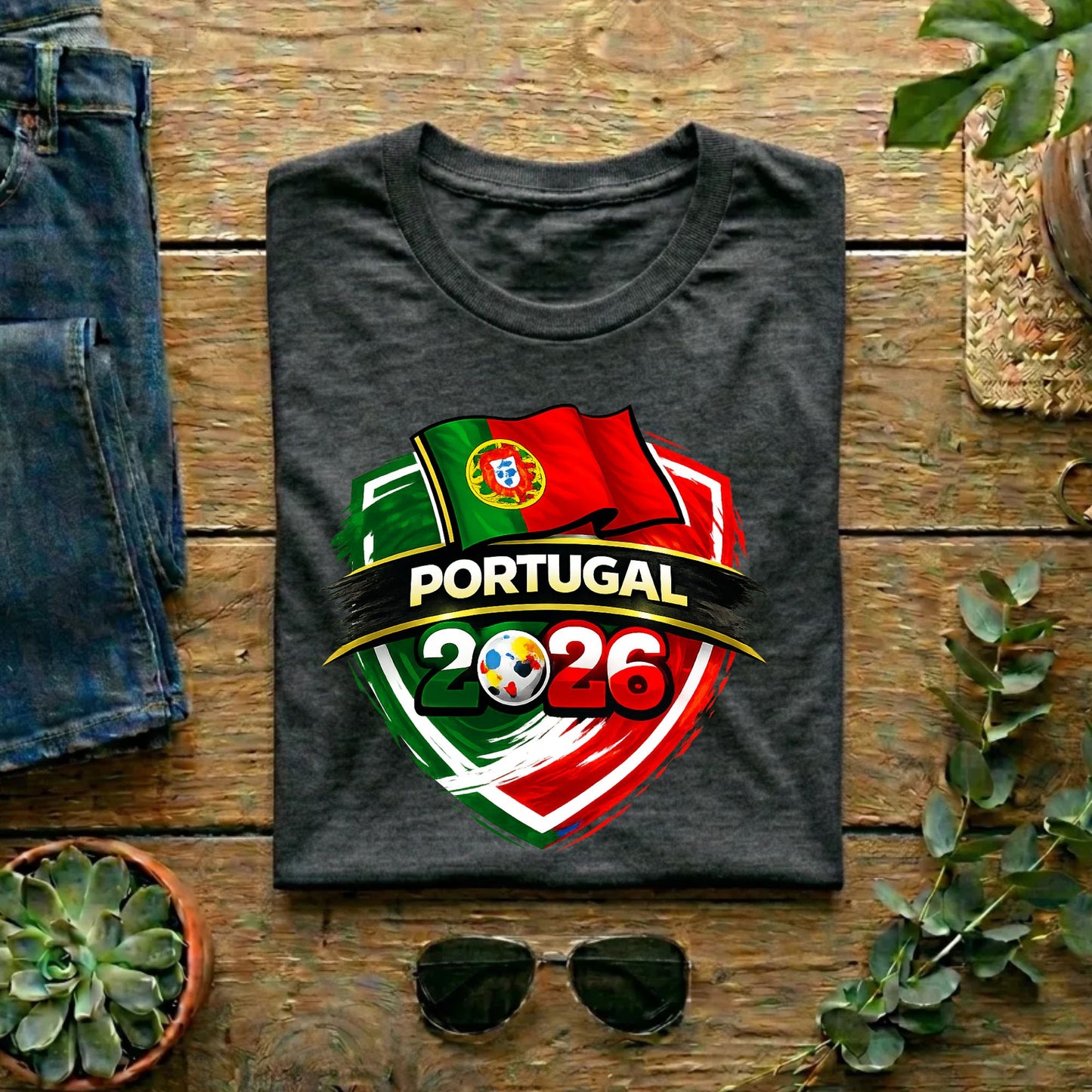 Portugal 2026 World Cup T Shirt Soccer Supporter Tees