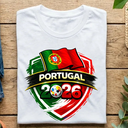Portugal 2026 World Cup T Shirt Soccer Supporter Tees