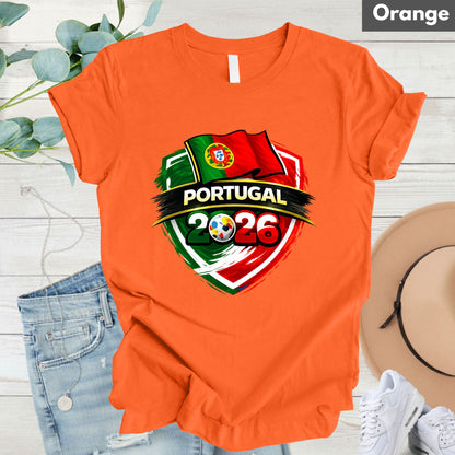 Portugal 2026 World Cup T Shirt Soccer Supporter Tees