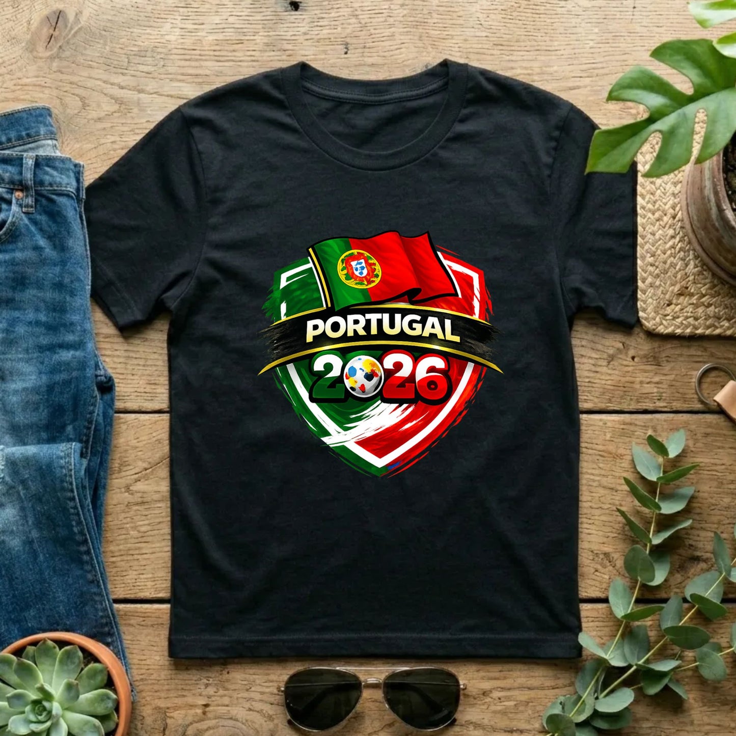 Portugal 2026 World Cup T Shirt Soccer Supporter Tees
