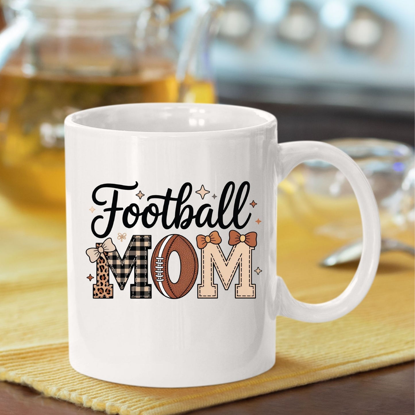 Preppy Football Mom DTF Transfer
