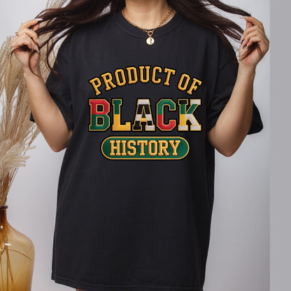 Product of Black History DTF Transfer Ready to Press