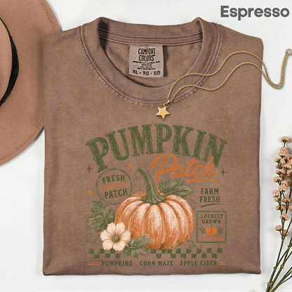 Pumpkin Patch Comfort Colors T Shirts Vintage Fall Graphic Tee Fresh From The Patch Farm Fresh Shirt Autumn Thanksgiving Season Sweater