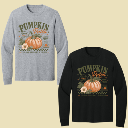 Pumpkin Patch Comfort Colors T Shirts Vintage Fall Graphic Tee Fresh From The Patch Farm Fresh Shirt Autumn Thanksgiving Season Sweater