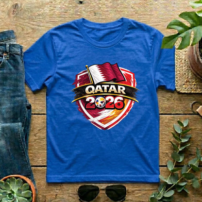 Qatar World Cup T Shirt Soccer Supporter Tees