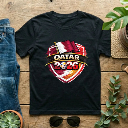 Qatar World Cup T Shirt Soccer Supporter Tees