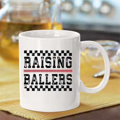 Raising Ballers Funny Baseball Mom DTF Transfer ready to Press
