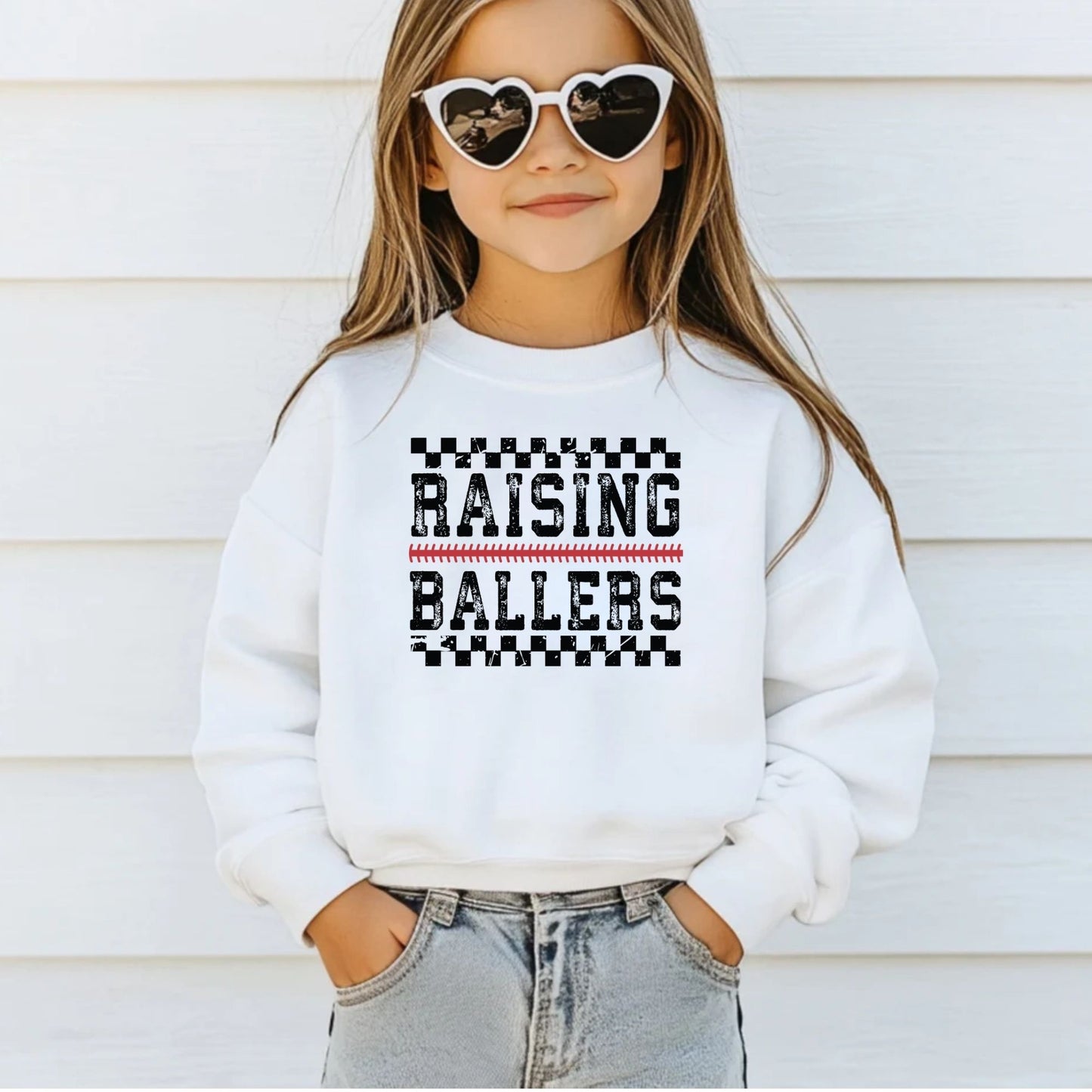 Raising Ballers Funny Baseball Mom DTF Transfer ready to Press