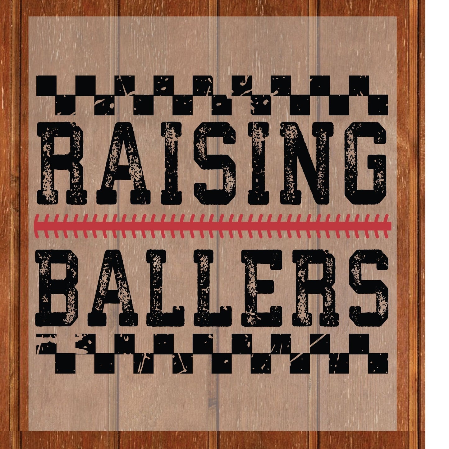 Raising Ballers Funny Baseball Mom DTF Transfer ready to Press Sports Mama Heat Transfer for Shirts Mommy UV Sticker Prints