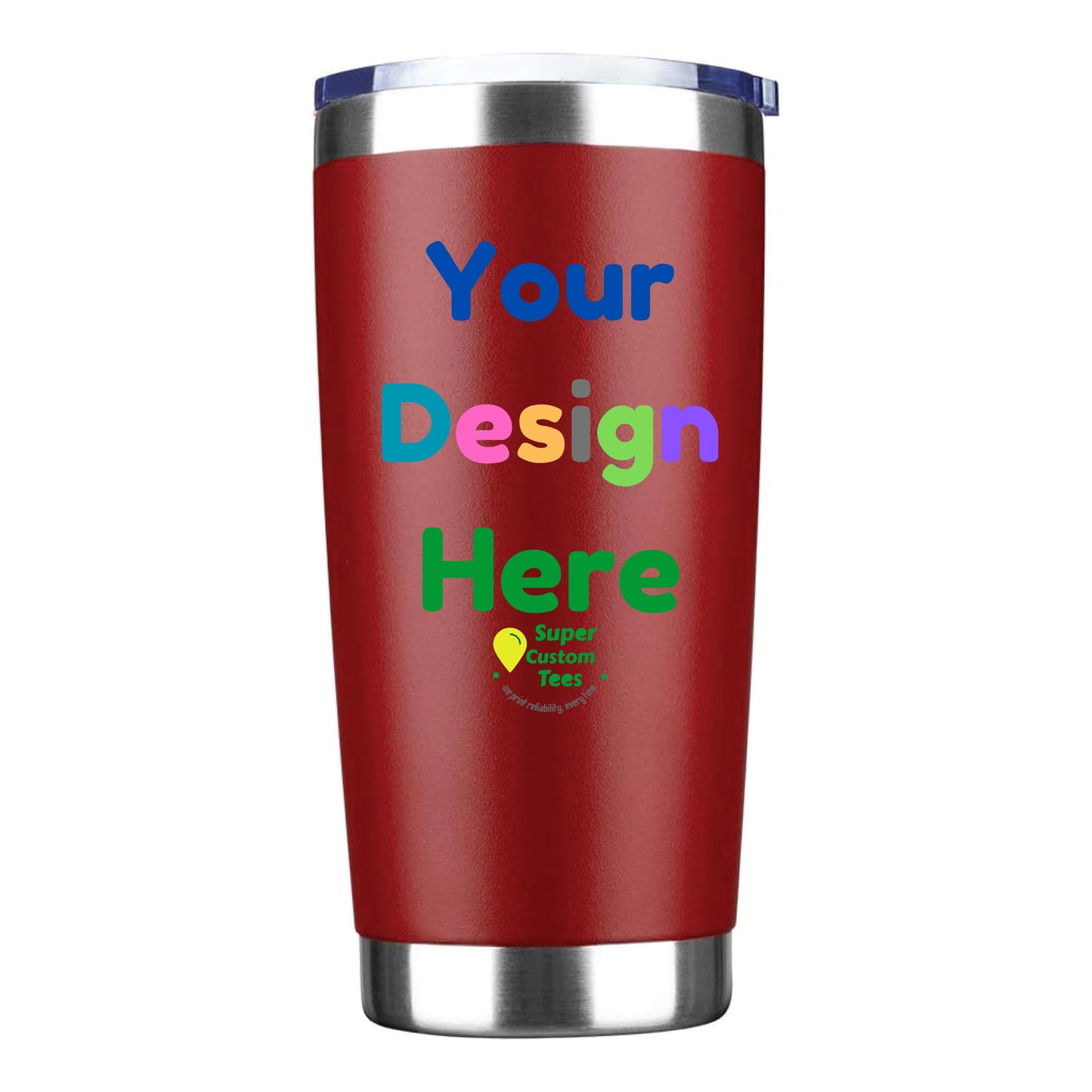 Custom Stainless Steel Tumbler 20oz Travel Mug