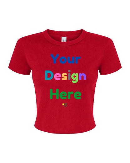 Bella Canvas 1010 - Women's Micro Ribbed Baby Crop Top